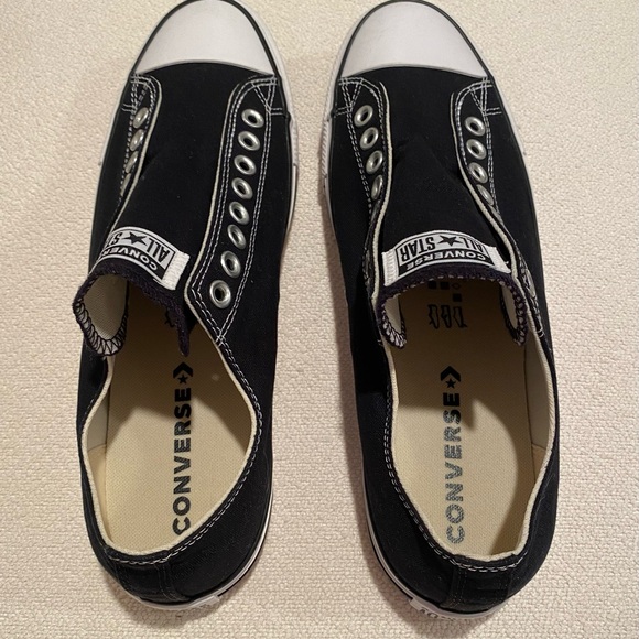 Converse Men's Black Slip-On Sneakers - Picture 4 of 7